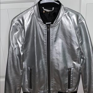 Metallic Silver Jacket From “Empire”
